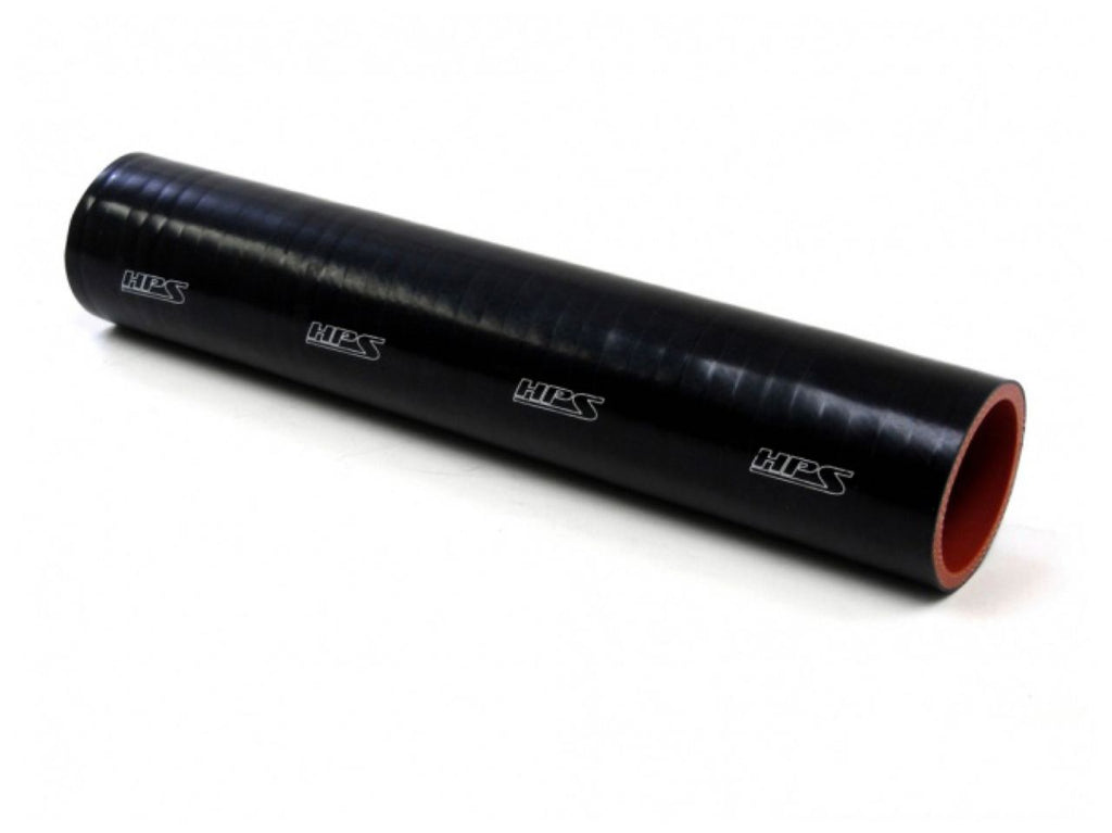 HPS 4-1/4" ID, 1 Foot Length, Silicone Straight Coupler Tube Hose, High Temp 4-ply Reinforced, Black, 108mm ID