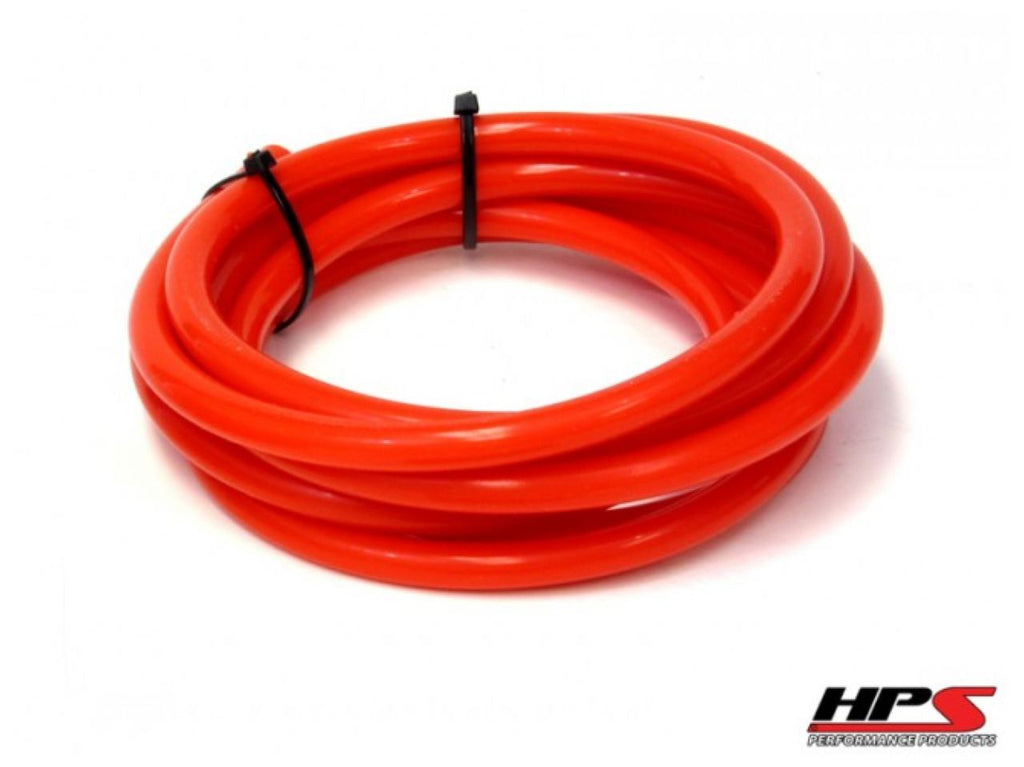HPS 1/4" (6mm) ID Red High Temp Silicone Vacuum Hose - 10 Feet Pack 0K0WD