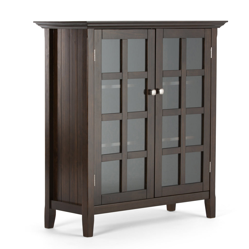 Acadian 39 Inch Wide Solid Wood Transitional Storage Cabinet