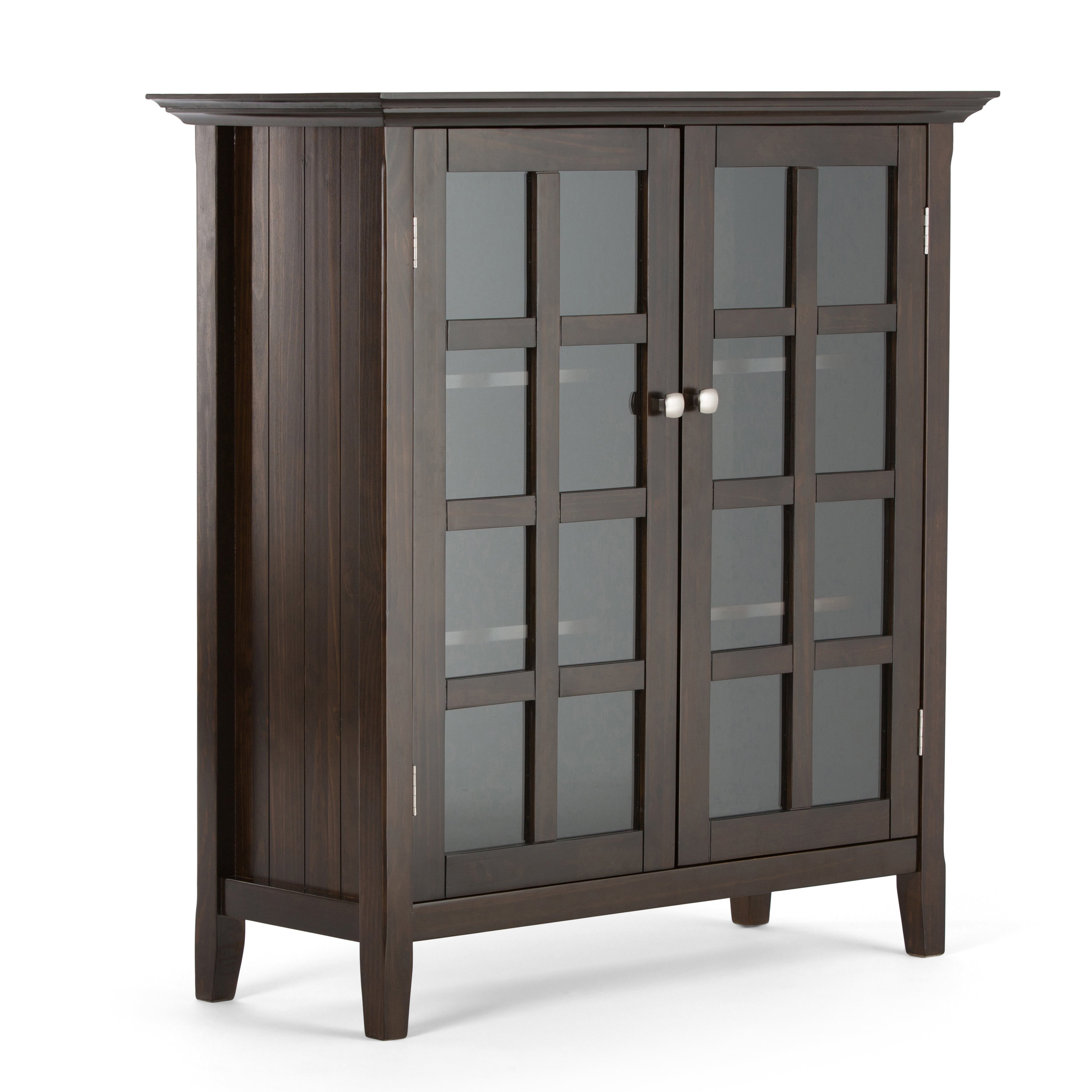 Acadian 39 Inch Wide Solid Wood Transitional Storage Cabinet