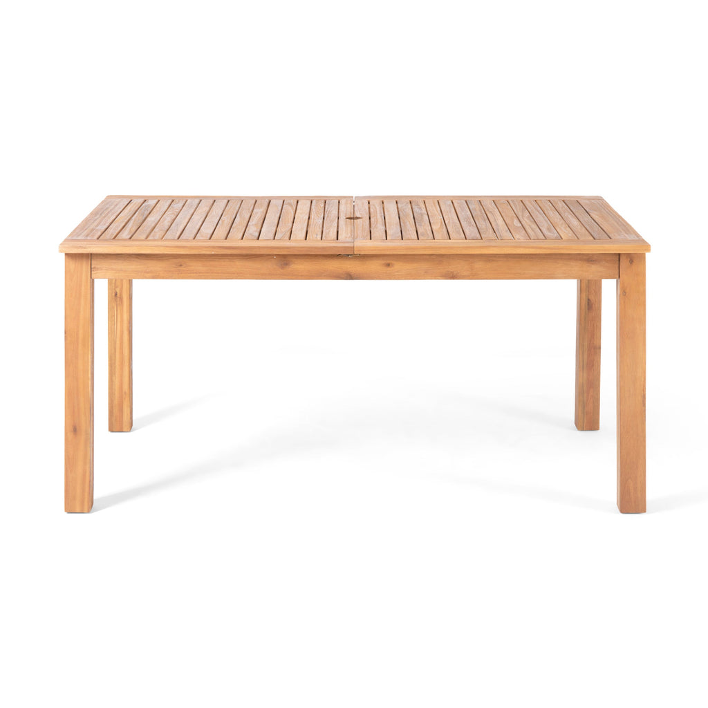 Outdoor Expandable Acacia Wood Dining Table
