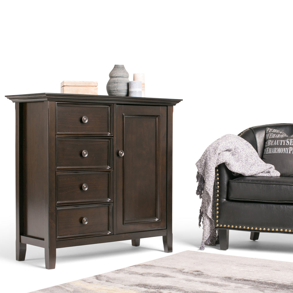 Amherst Medium Storage Cabinet - Hickory