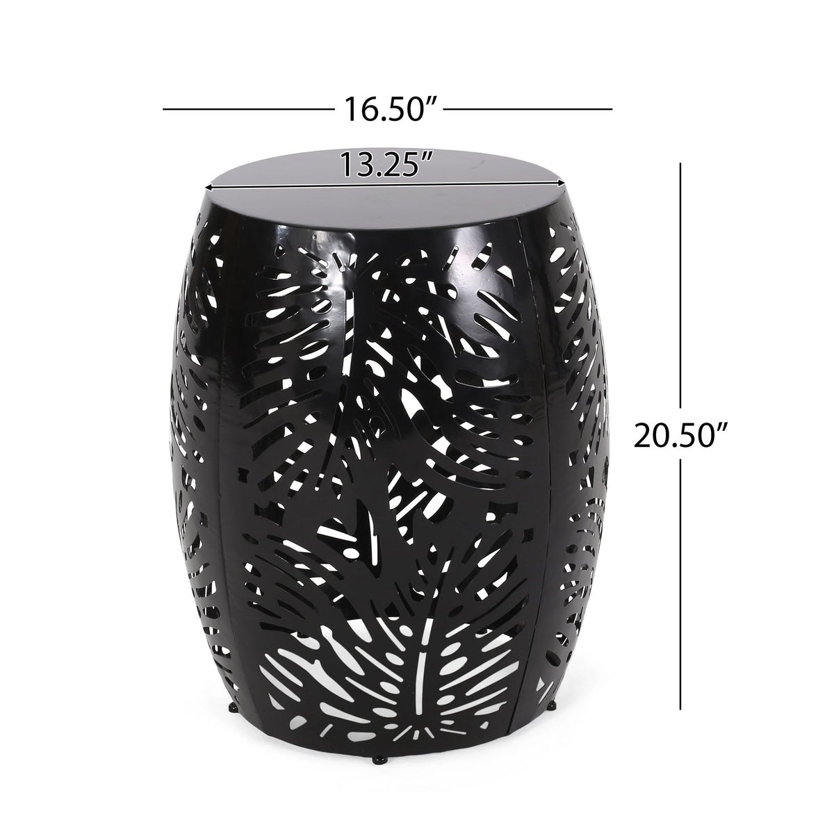 Large Metal End Table
