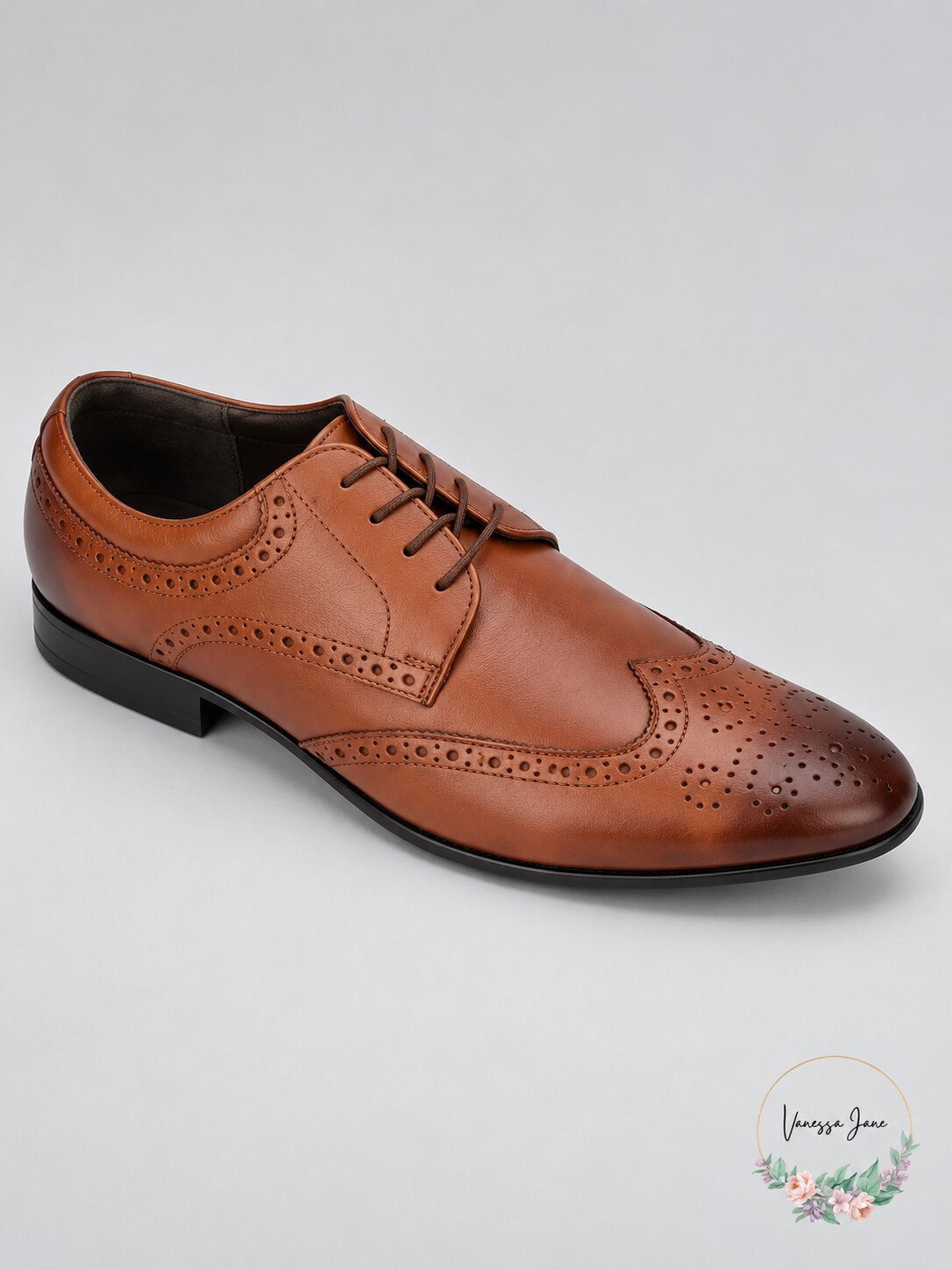 Kenneth Cole Reaction Mens Zeke Wingtip Oxfords Mens Shoes, Size 10.5