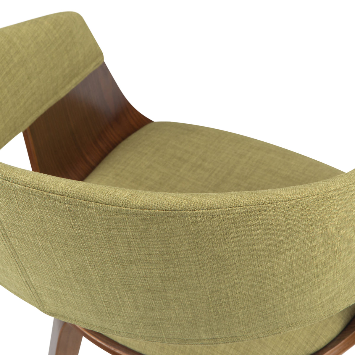 Lowell Bentwood Dining Chair - Acid Green Linen Look