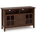 Artisan 48 Inch Wide Solid Wood TV Stand in Russet