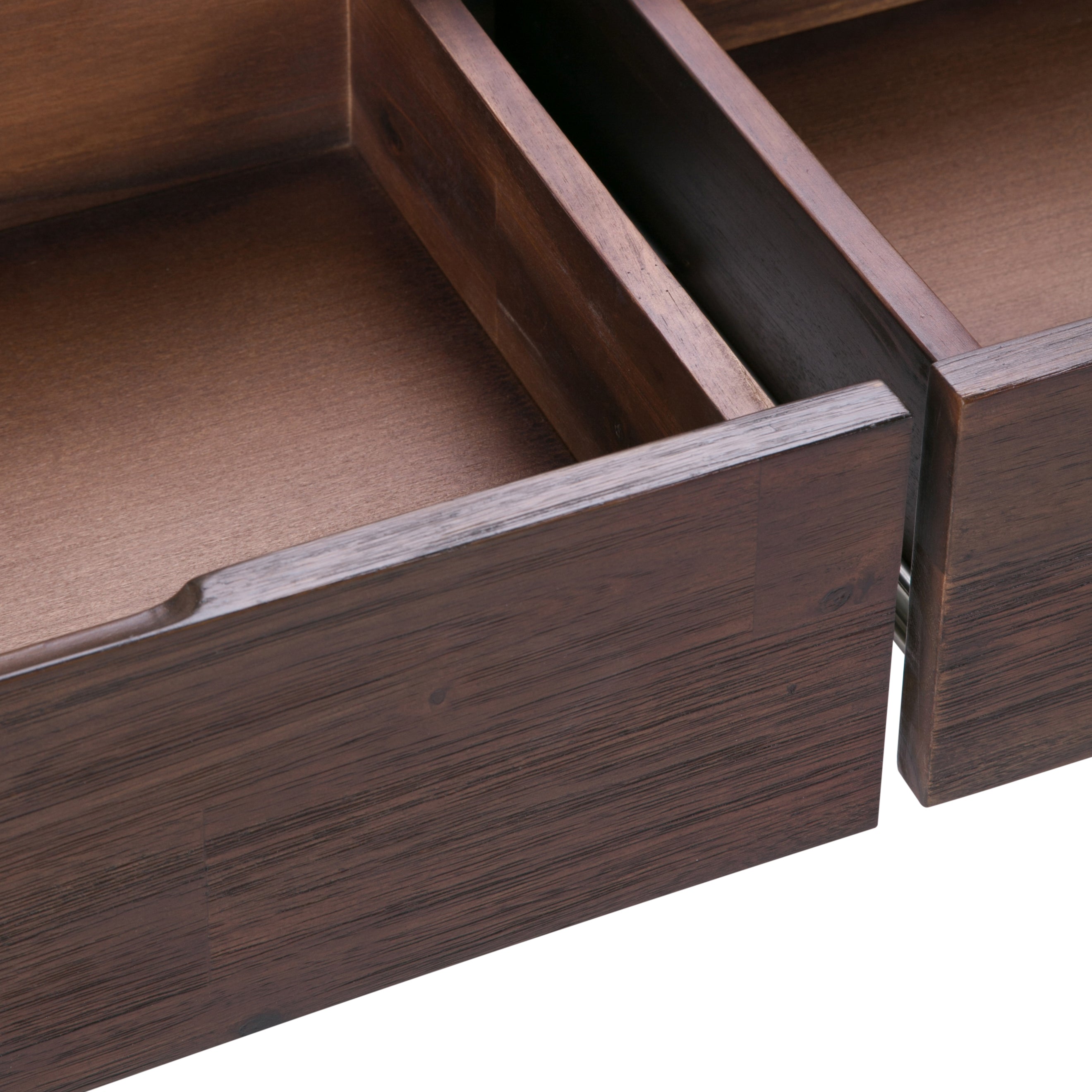 Lowry 60 Inch Wide Solid Acacia Wood Console Sofa Table
