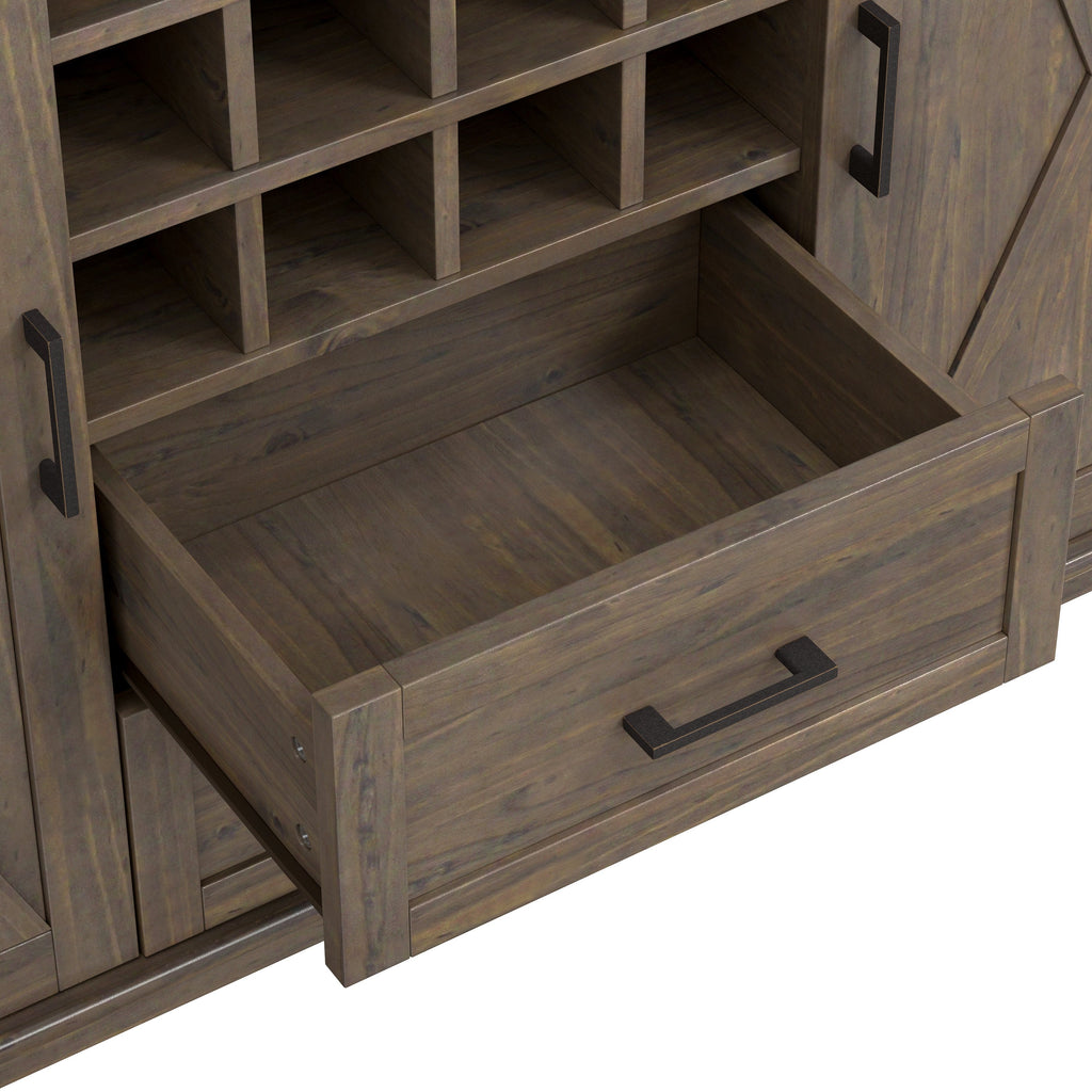 Ela - Sideboard with Wine Storage - Smoky