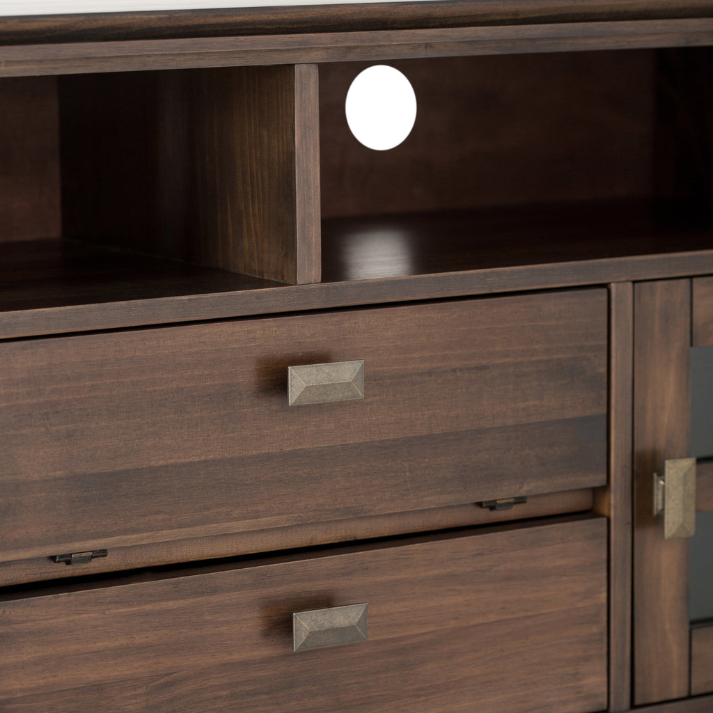 Artisan 72 Inch Wide Solid Wood TV Stand