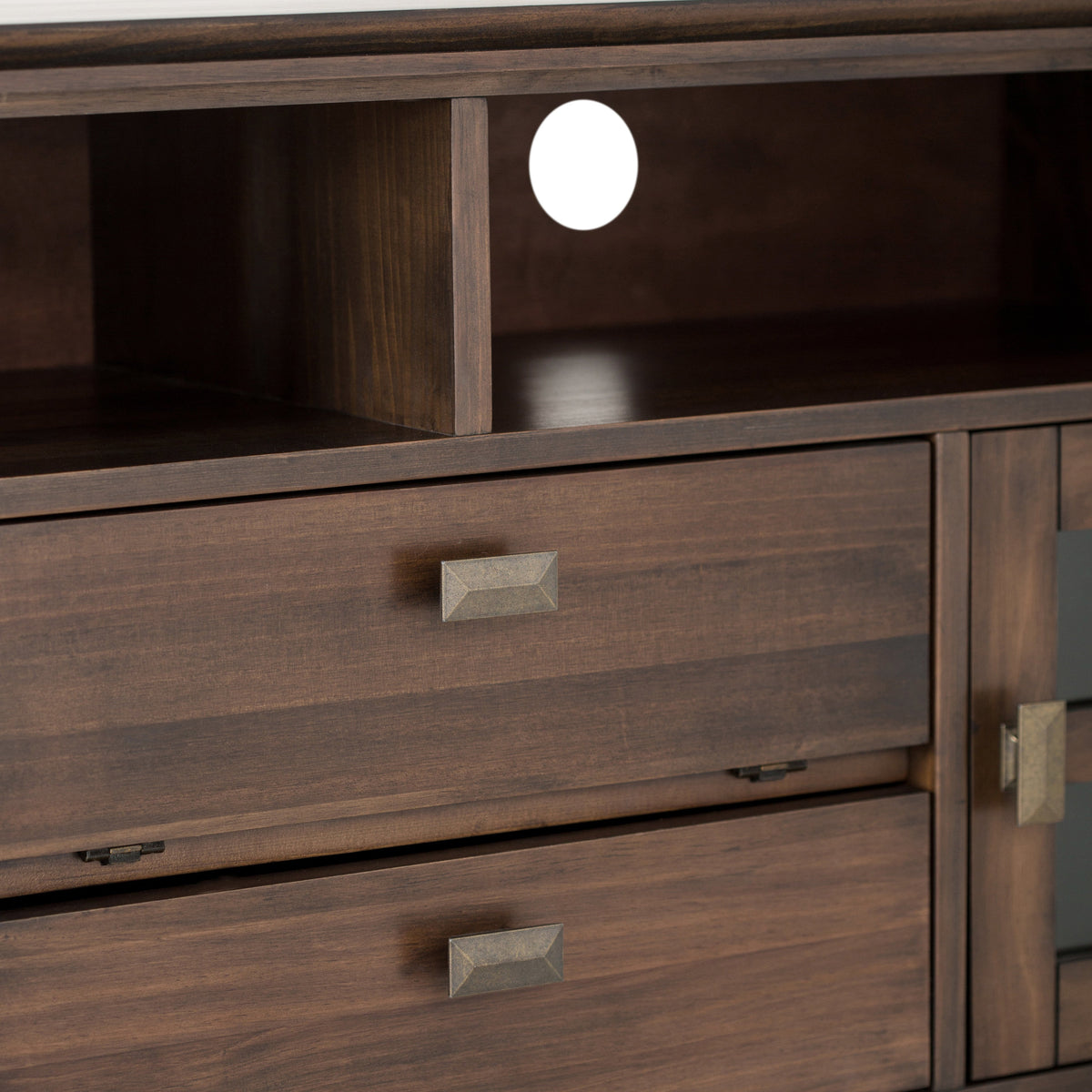 Artisan 72 Inch Wide Solid Wood TV Stand