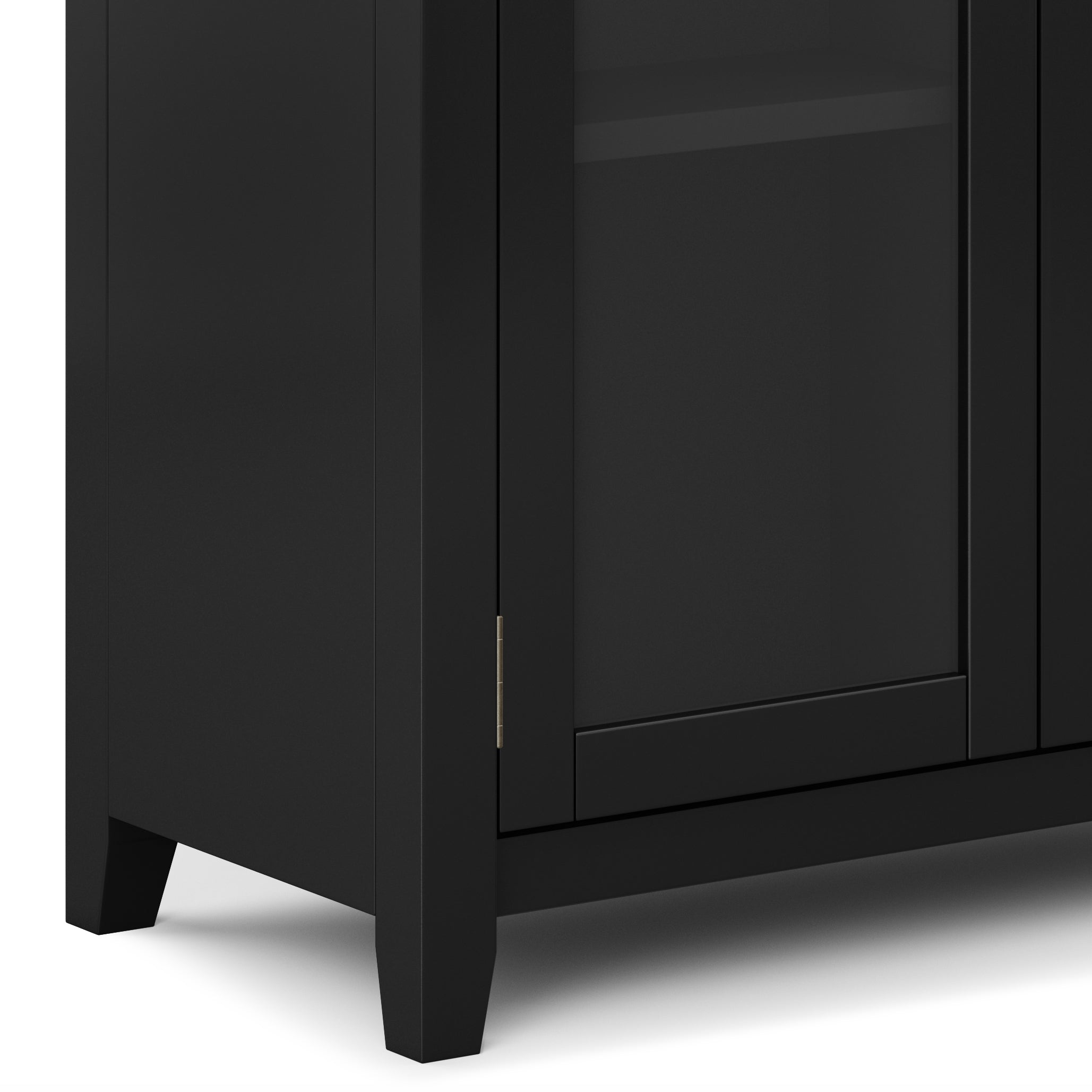 Cosmopolitan 30 Inch Wide Solid Wood Low Storage Cabinet