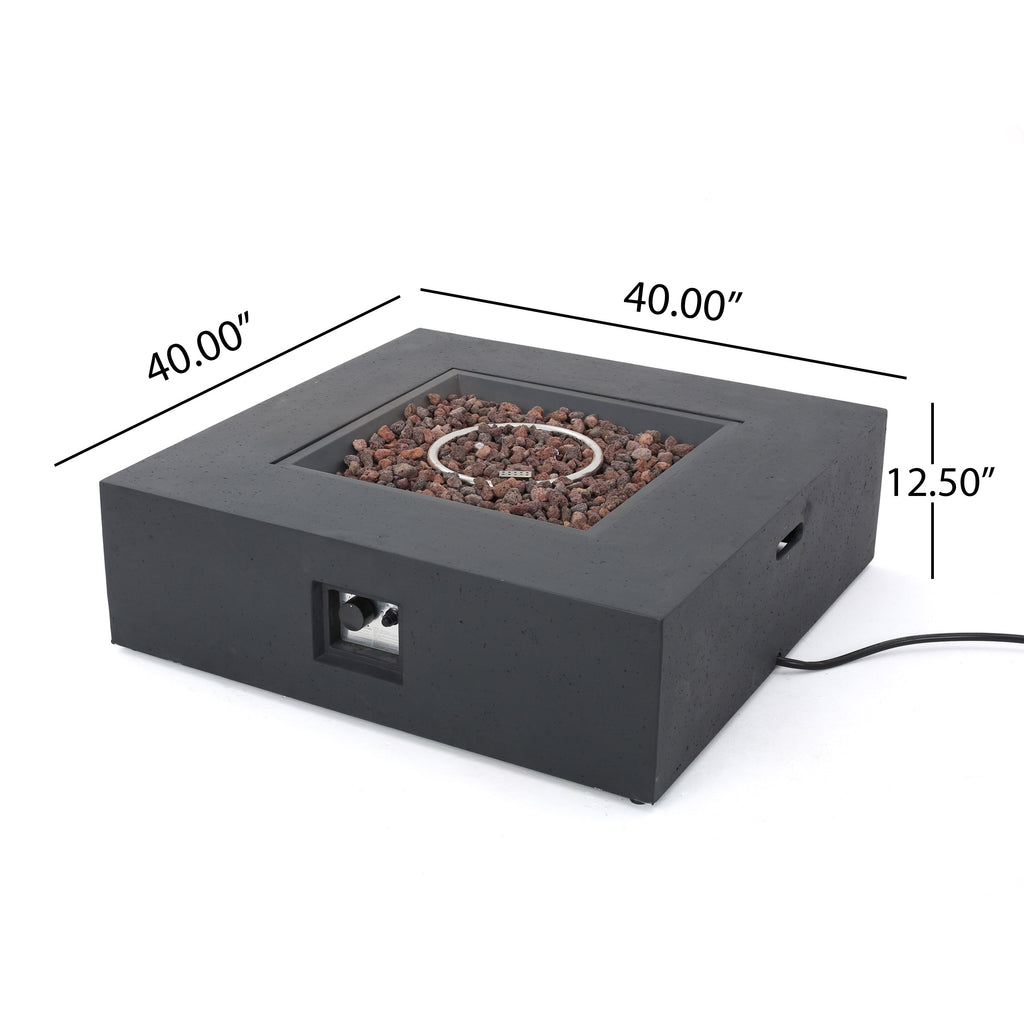 50,000 BTU Square MGO Fire Table (Tank Cover not Included)