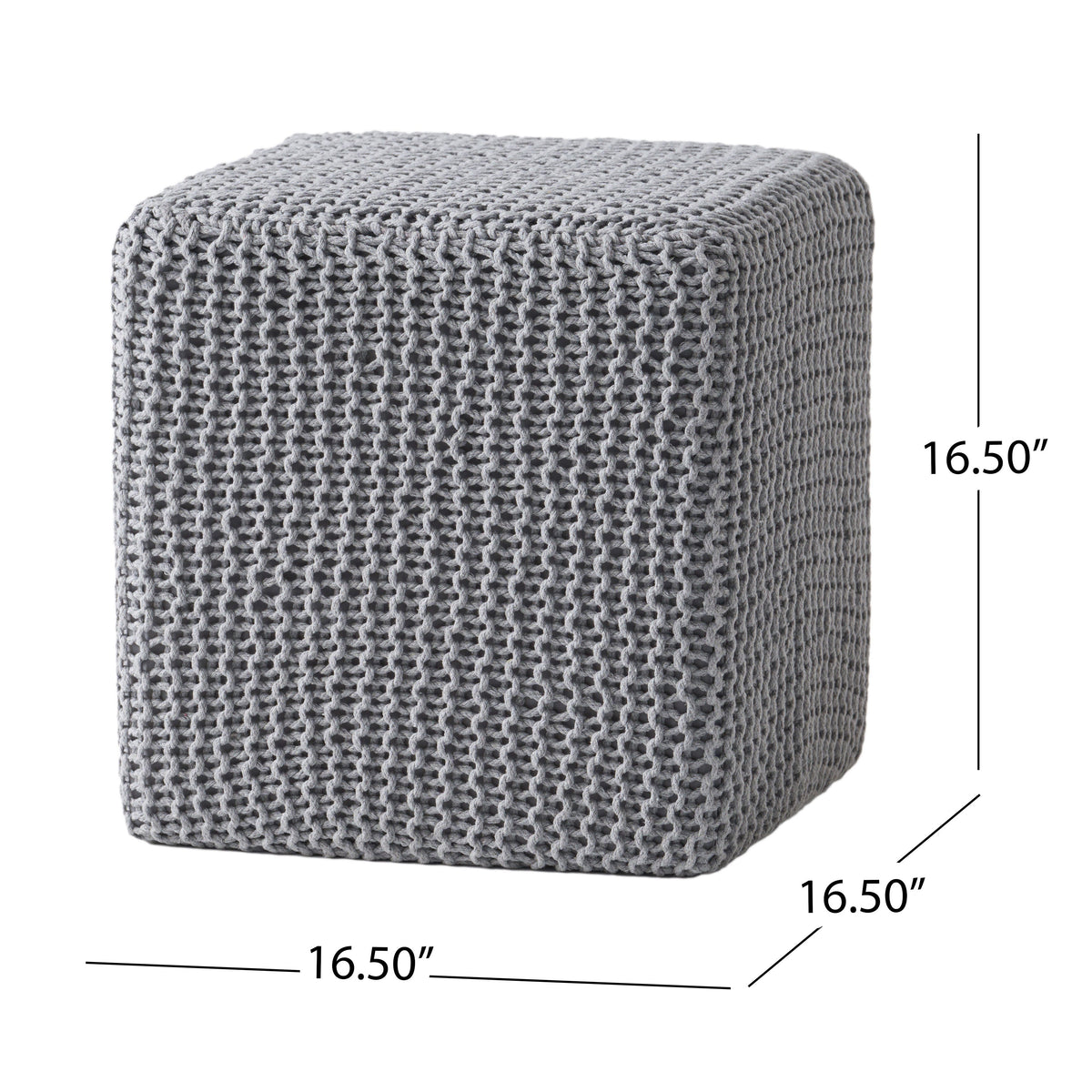 Knitted Foot Stool