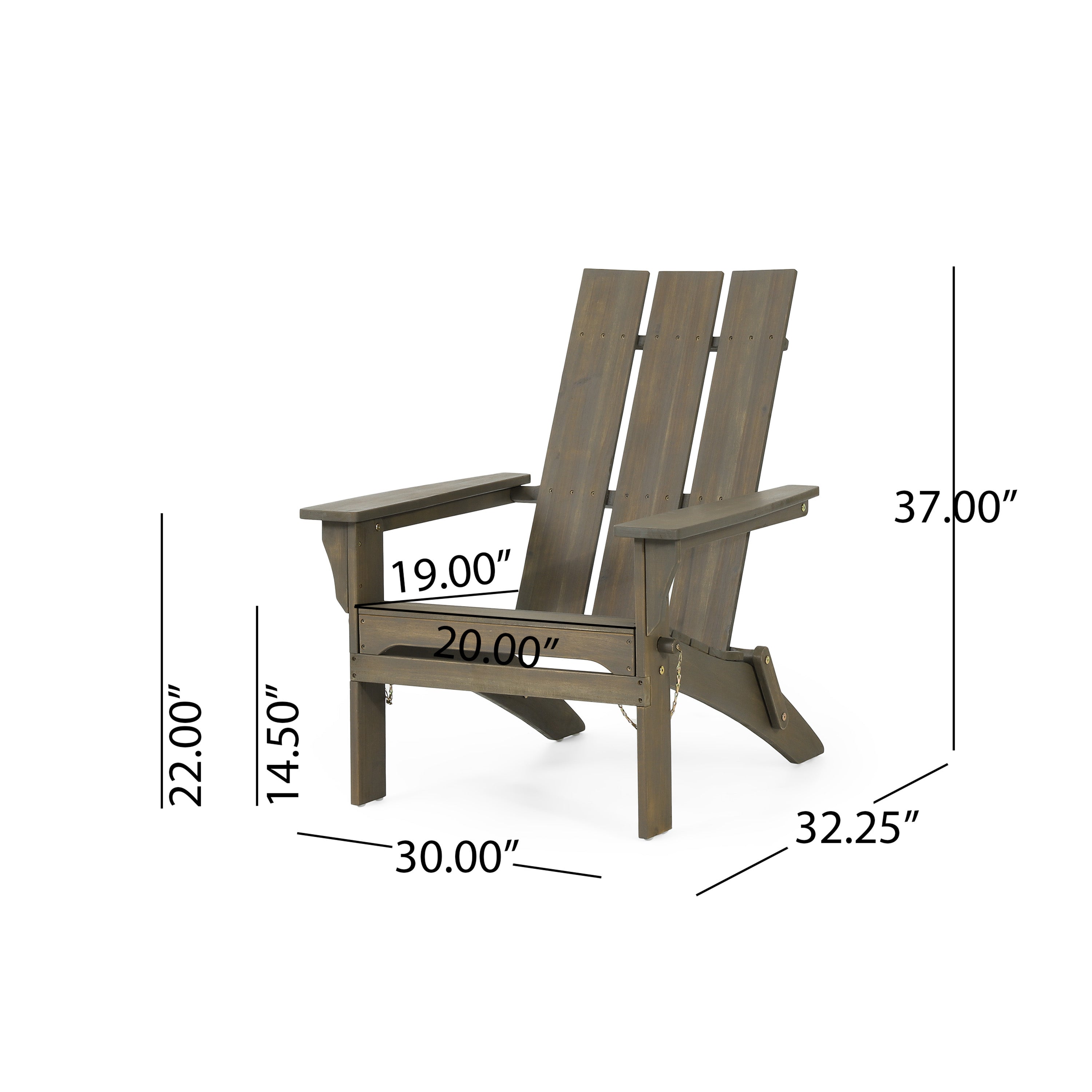Zuma Foldable Adirondack Chair