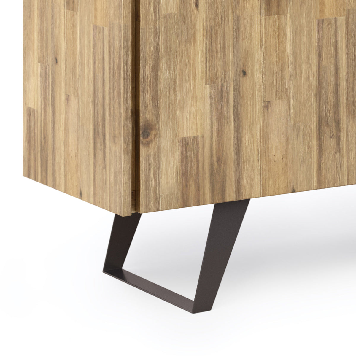 Lowry 60 Inch Wide Solid Acacia Wood Sideboard Buffet