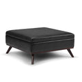 Owen 36 Inch Wide Square Coffee Table Storage Ottoman