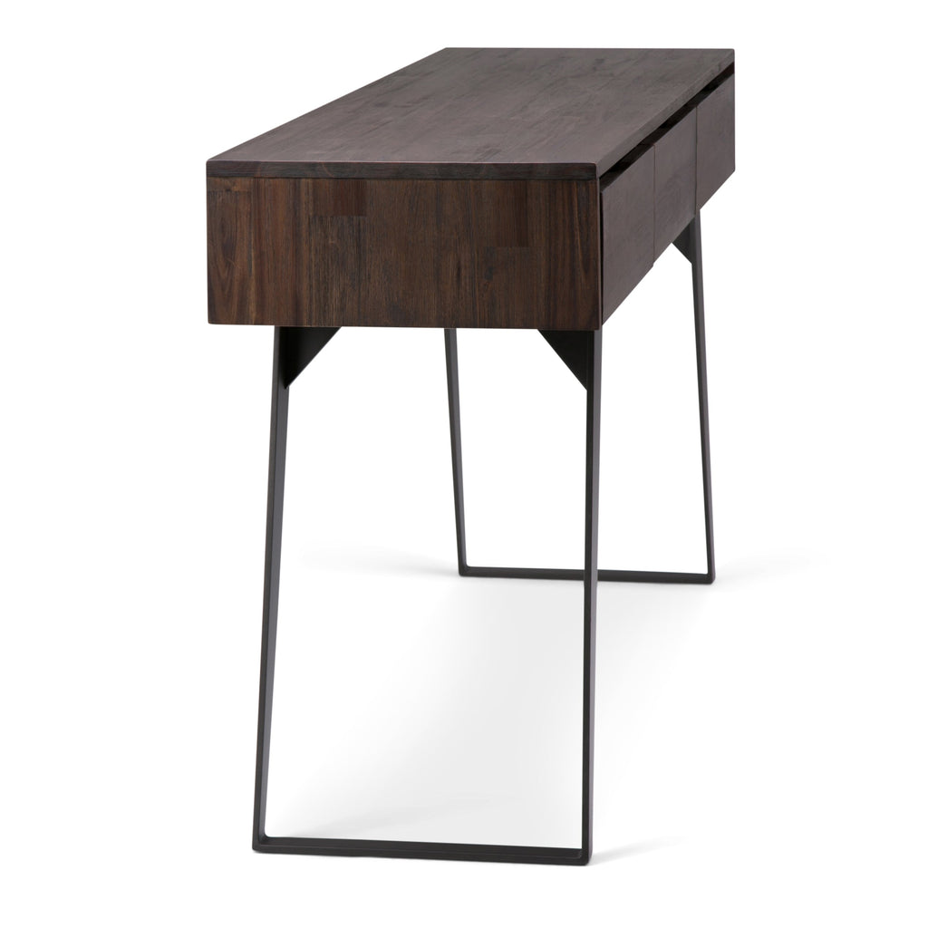 Lowry 60 Inch Wide Solid Acacia Wood Console Sofa Table