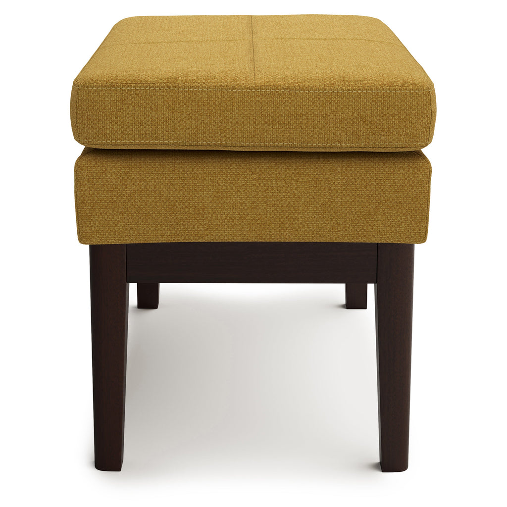 Carlson Small Ottoman Bench in Marigold
