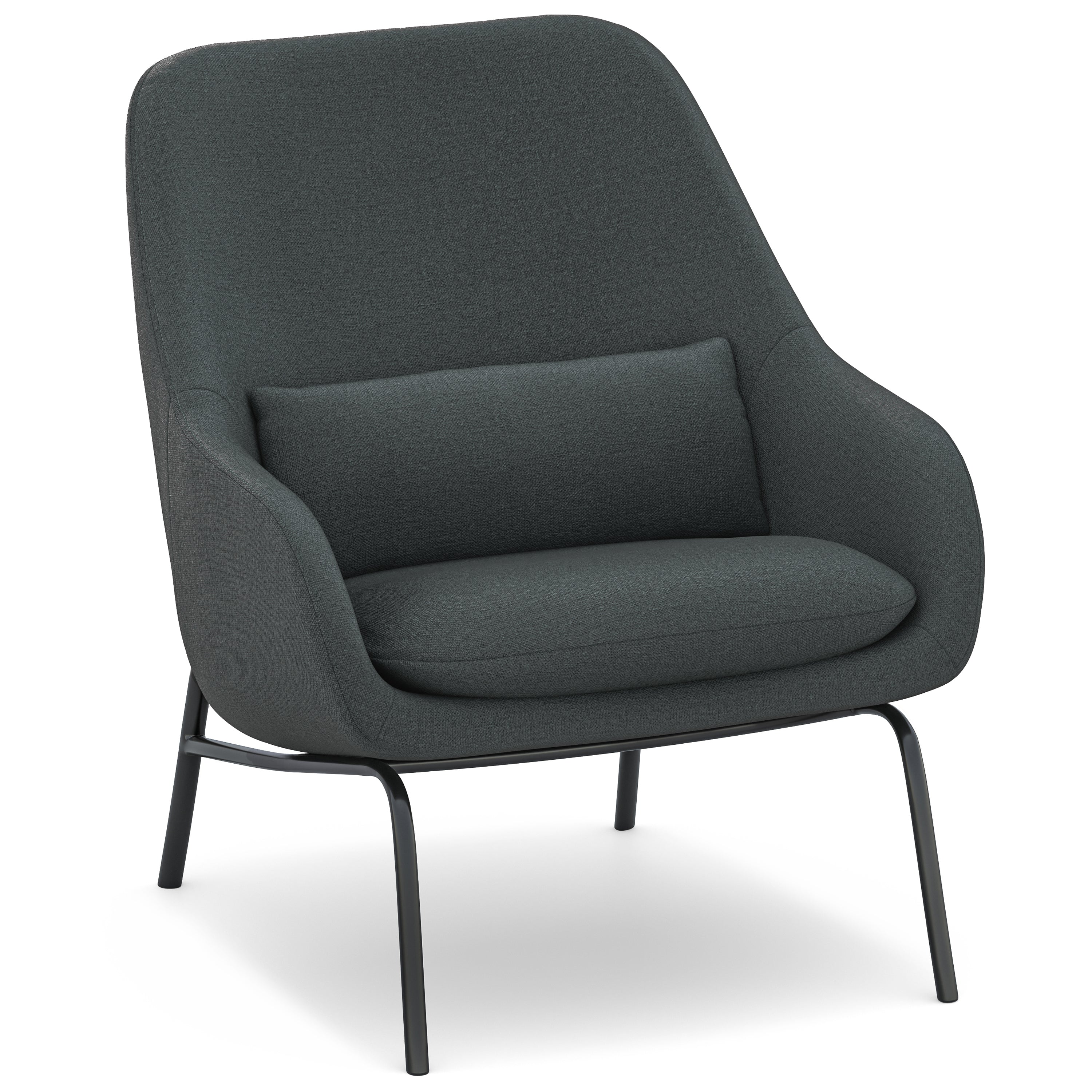 Elmont Accent Chair in Steel
