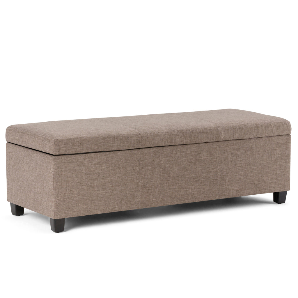 Avalon Storage Ottoman Bench - Fawn