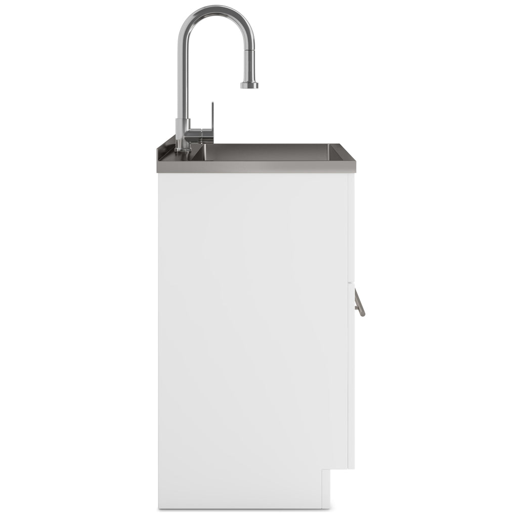 Metro 28" Laundry Cabinet with Faucet and Stainless Steel Sink