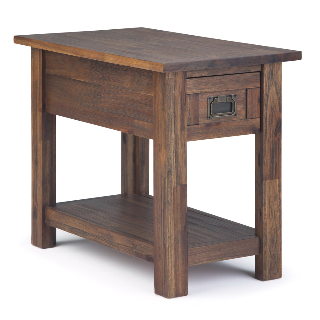 Monroe Narrow Side Table - Distressed