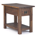 Monroe Narrow Side Table - Distressed