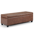 Avalon 48 Inch Wide Storage Ottoman Bench