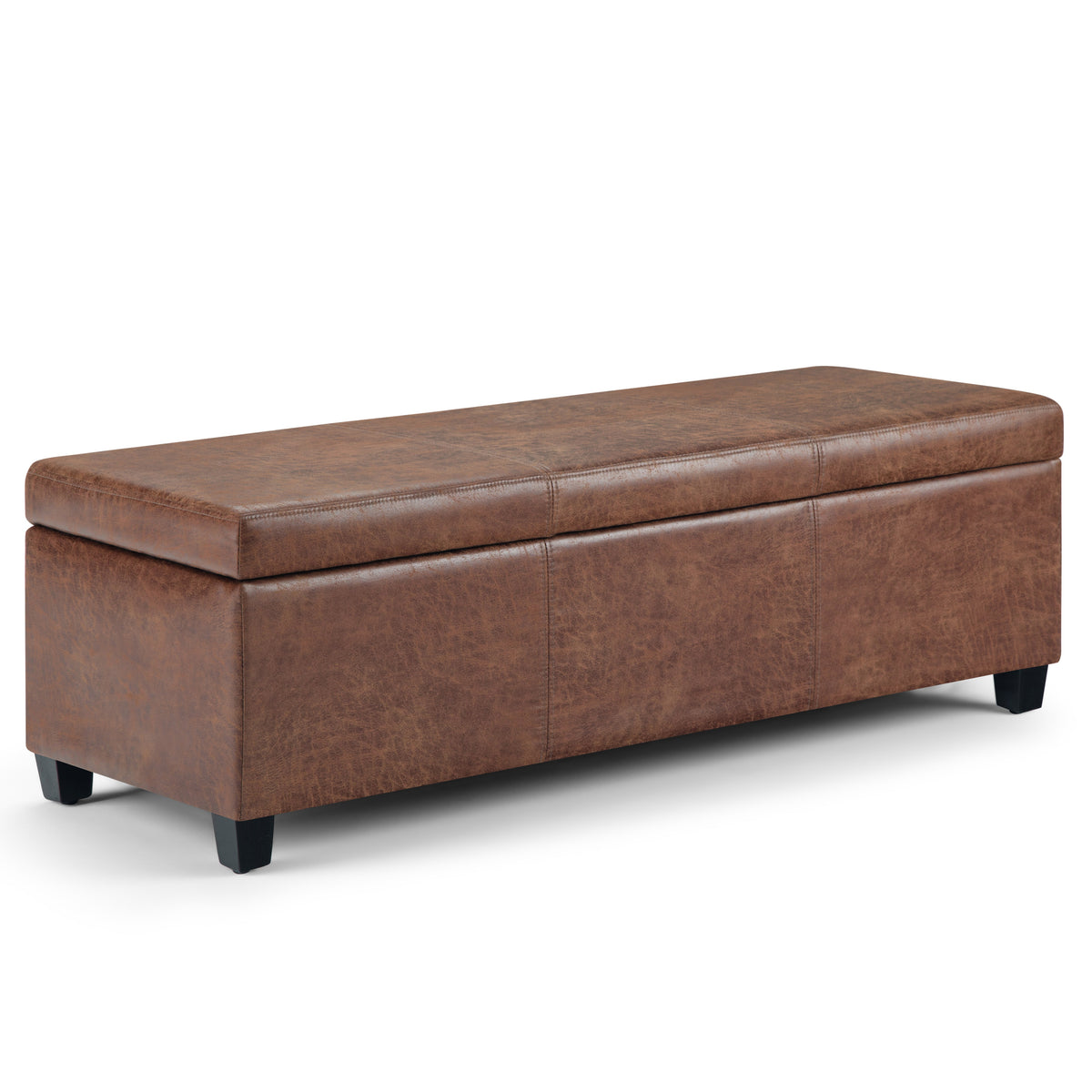 Avalon 48 Inch Wide Storage Ottoman Bench