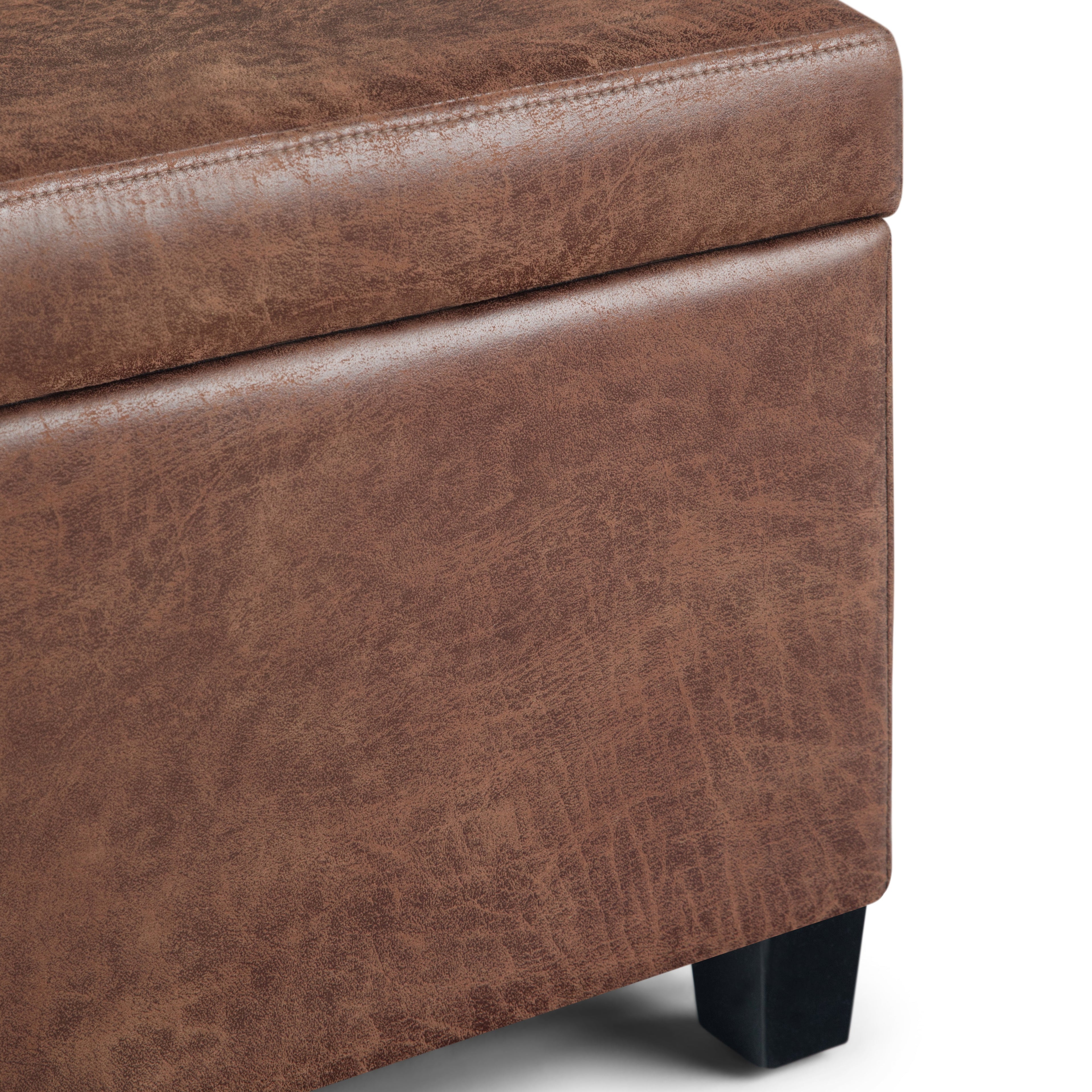 Avalon 48 Inch Wide Storage Ottoman Bench