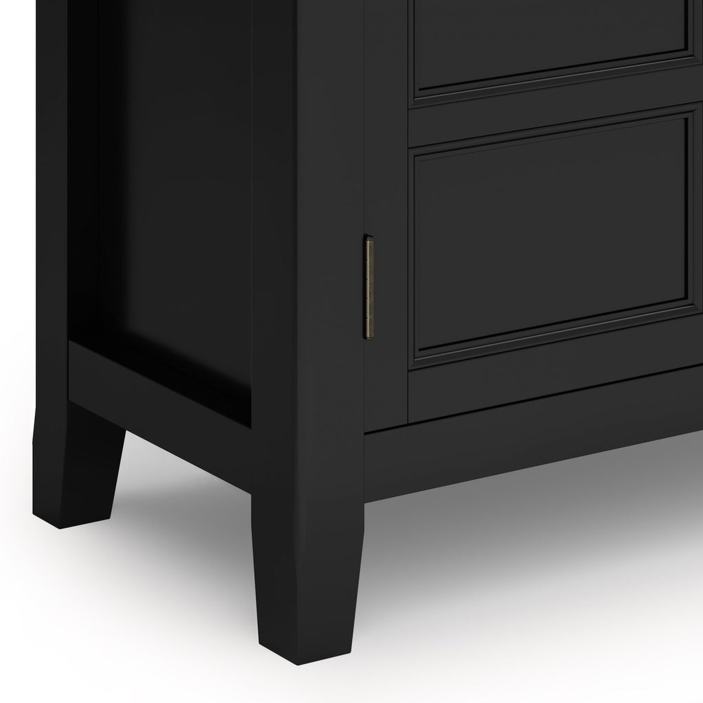 Burlington 30 Inch Wide Solid Wood Low Storage Cabinet