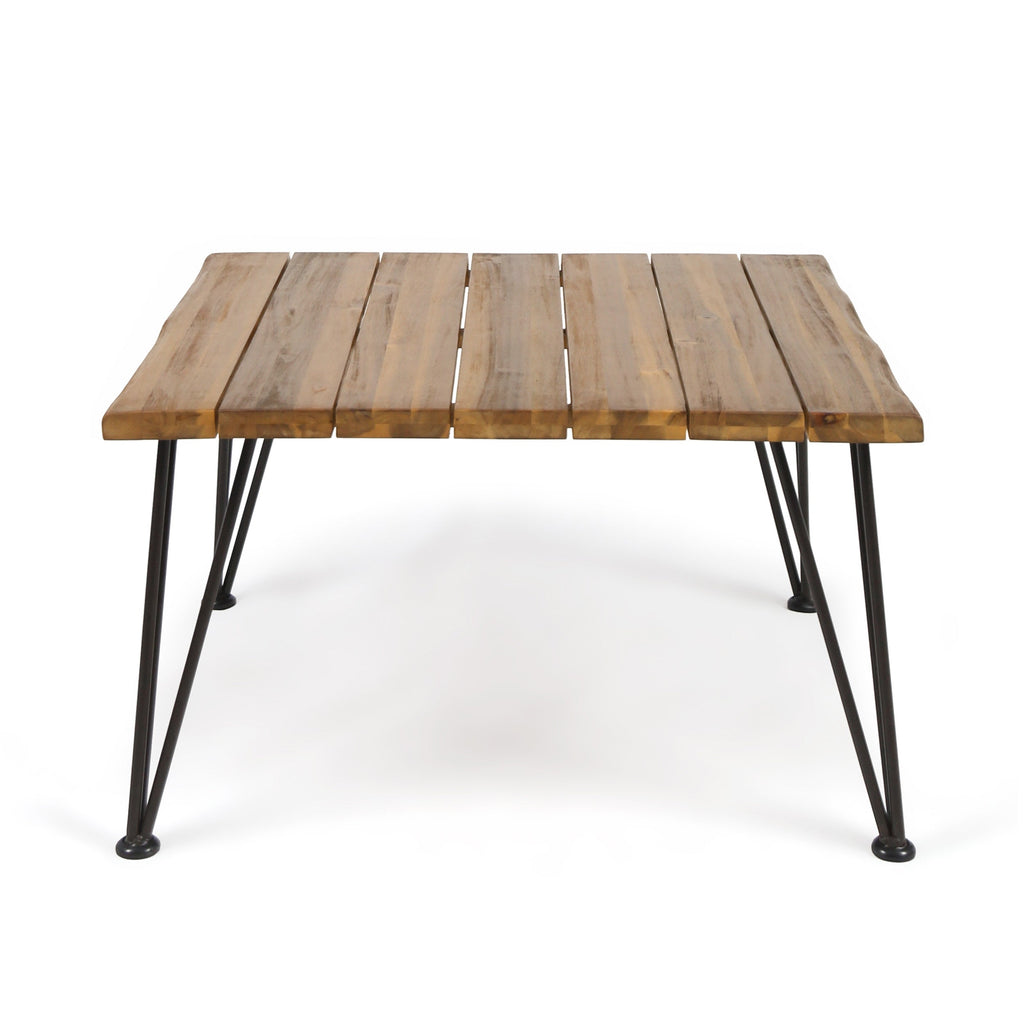 Zion Industrial Wood And Metal Coffee Table