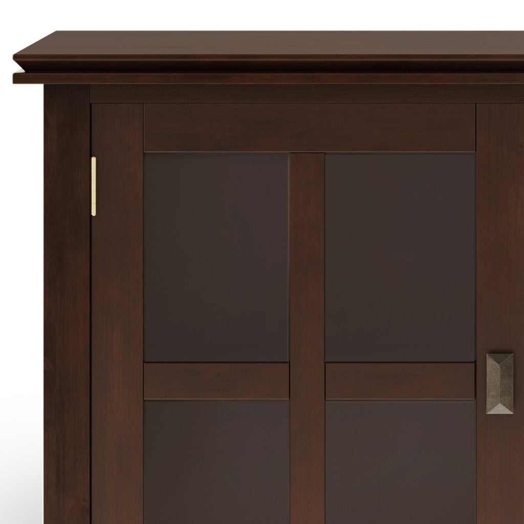 Artisan 60 Inch Wide Solid Wood Large Sideboard Buffet in Russet