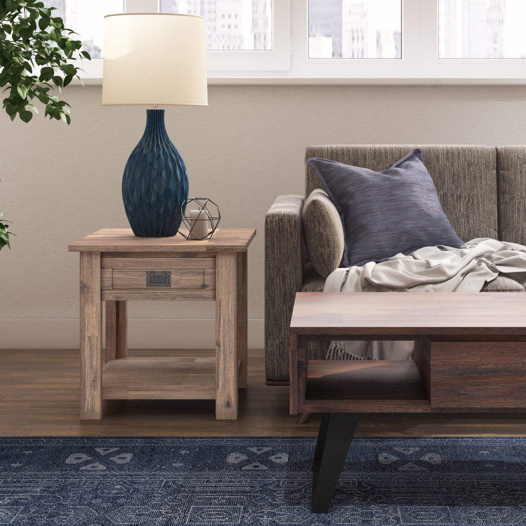 Monroe - End Table - Rustic