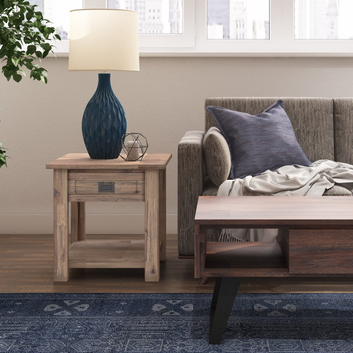 Monroe - End Table - Rustic