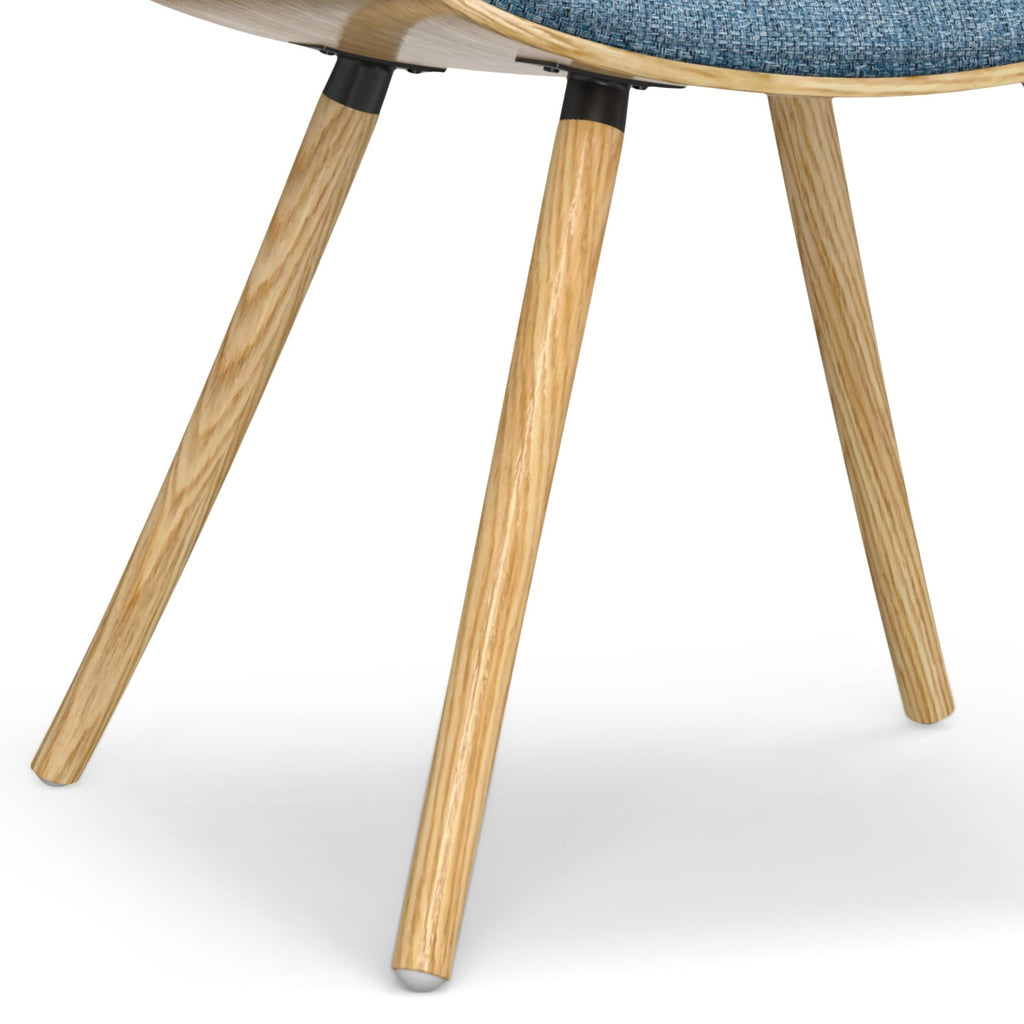 Malden - Bentwood Dining Chair with Wood Back - Denim