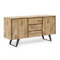 Lowry 60 Inch Wide Solid Acacia Wood Sideboard Buffet