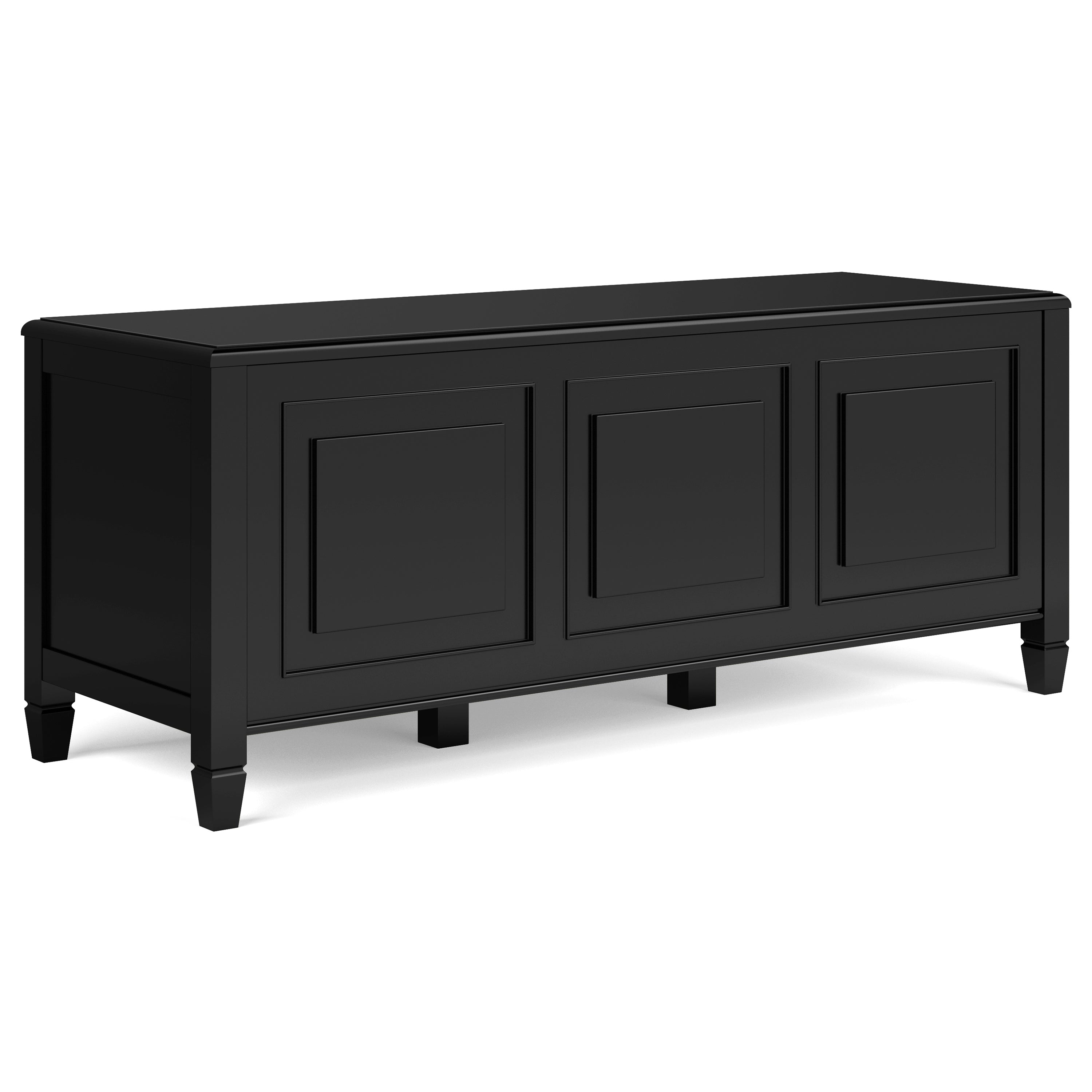 Connaught 51 Inch Wide Solid Wood Storage Bench Trunk