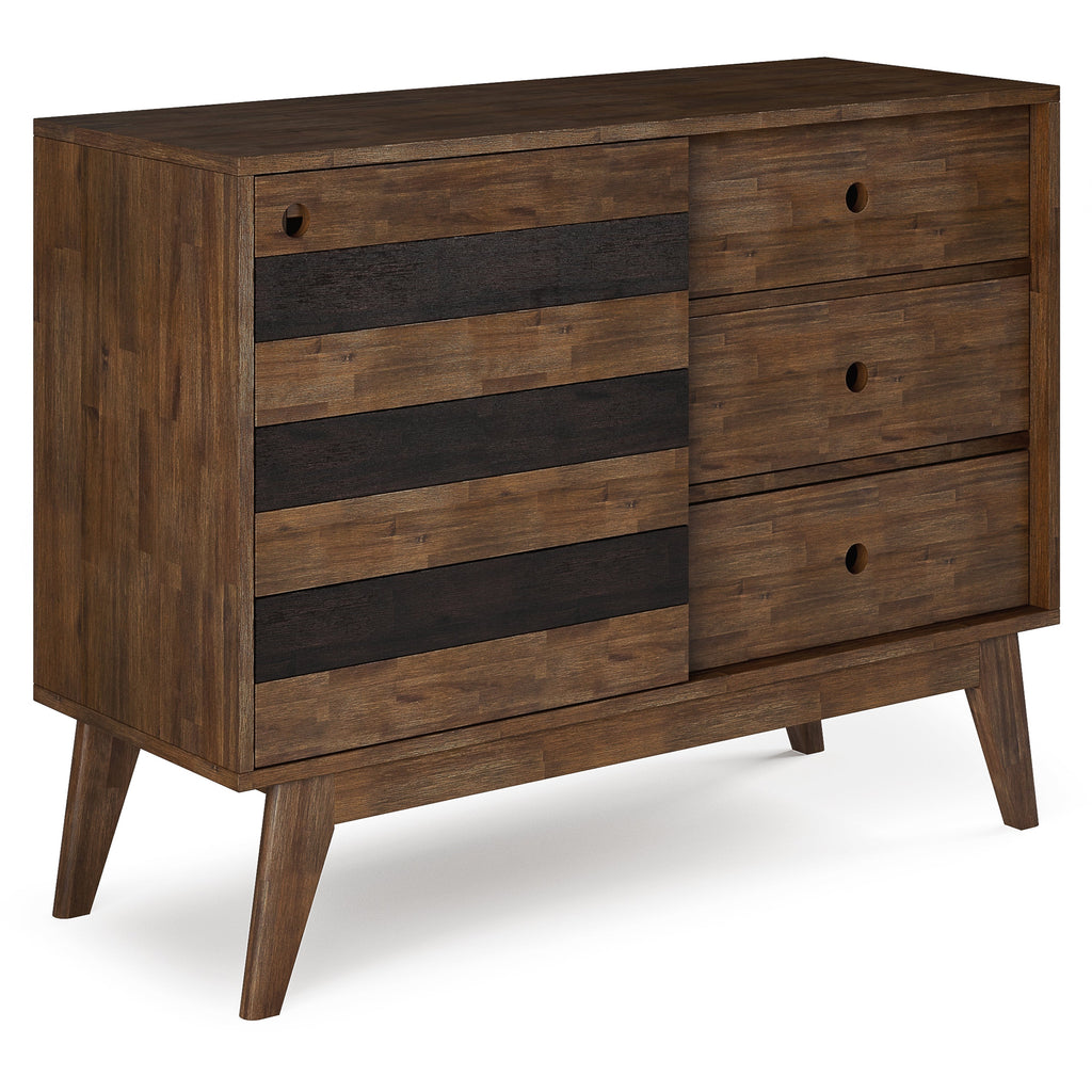 Clarkson 48 Inch Wide Solid Wood Medium Storage in Rustic