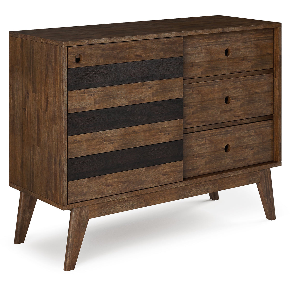 Clarkson 48 Inch Wide Solid Wood Medium Storage in Rustic