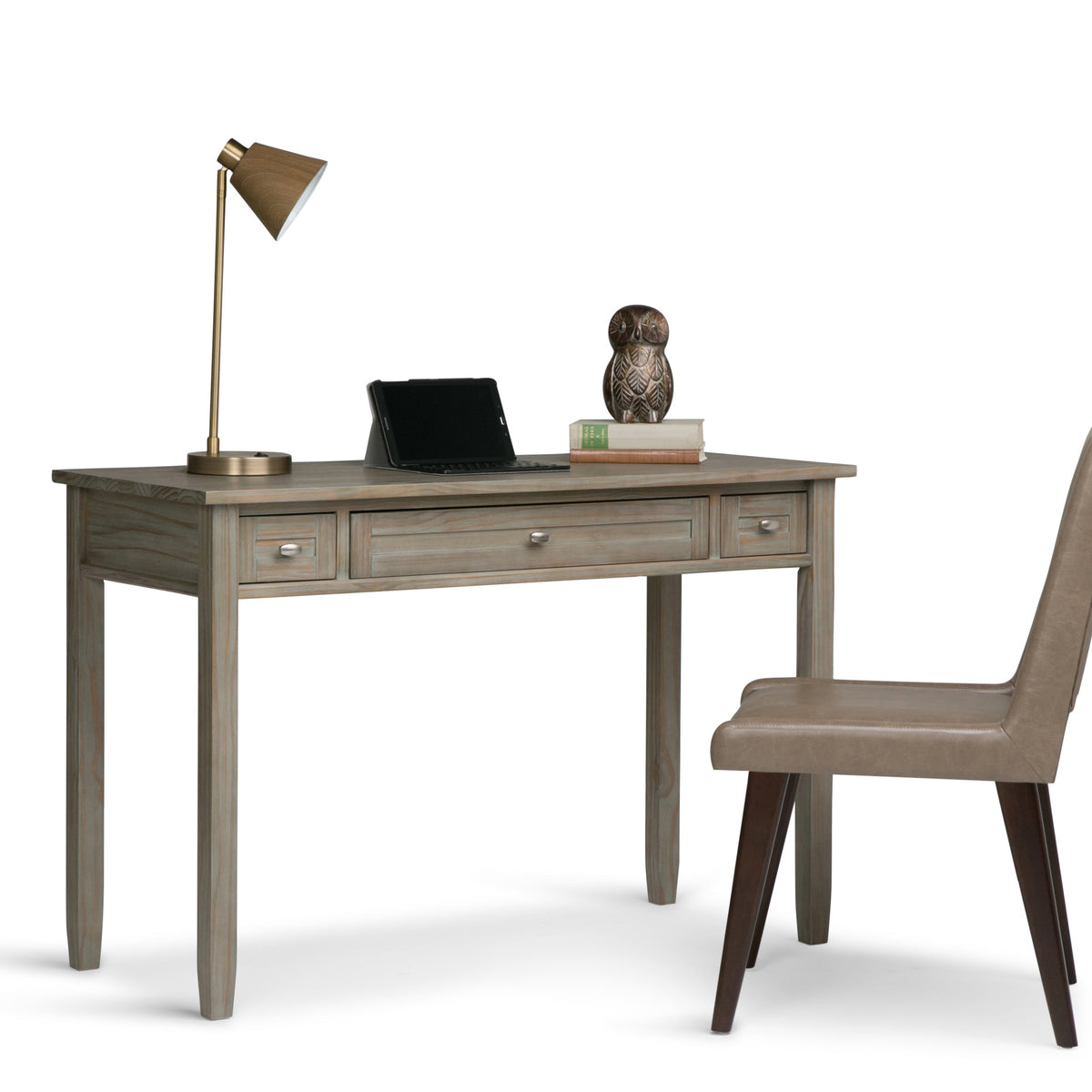 Warm Shaker Desk - Distressed