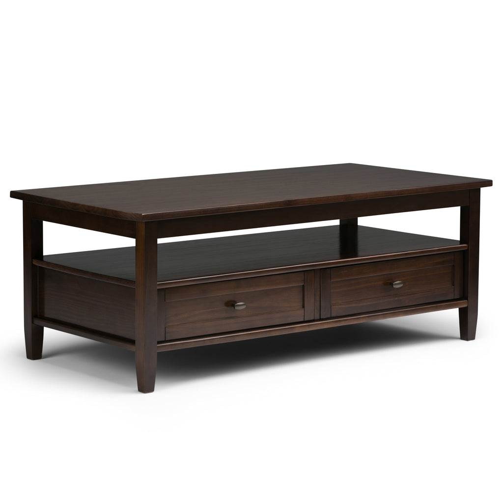 Warm Shaker Solid Wood Transitional Coffee Table
