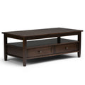 Warm Shaker Solid Wood Transitional Coffee Table