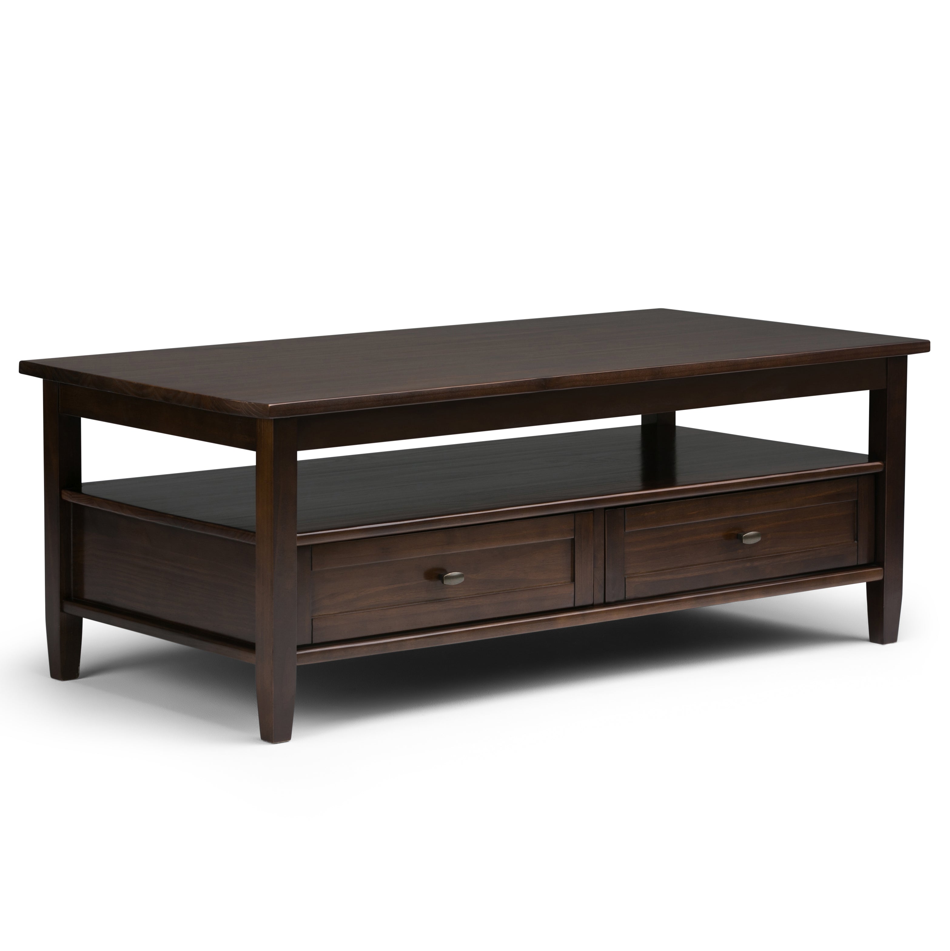 Warm Shaker Solid Wood Transitional Coffee Table