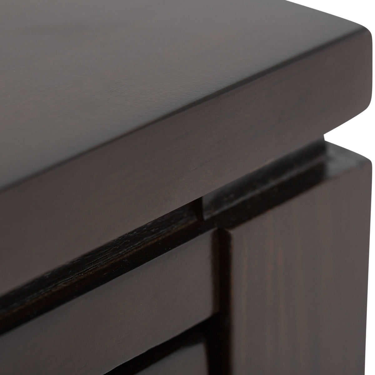 Cosmopolitan 42 Inch Wide Solid Wood Coffee Table in Mahogany
