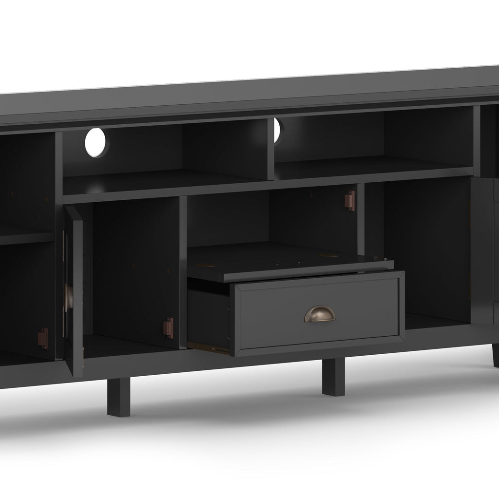 Redmond 72 Inch Wide Solid Wood TV Stand