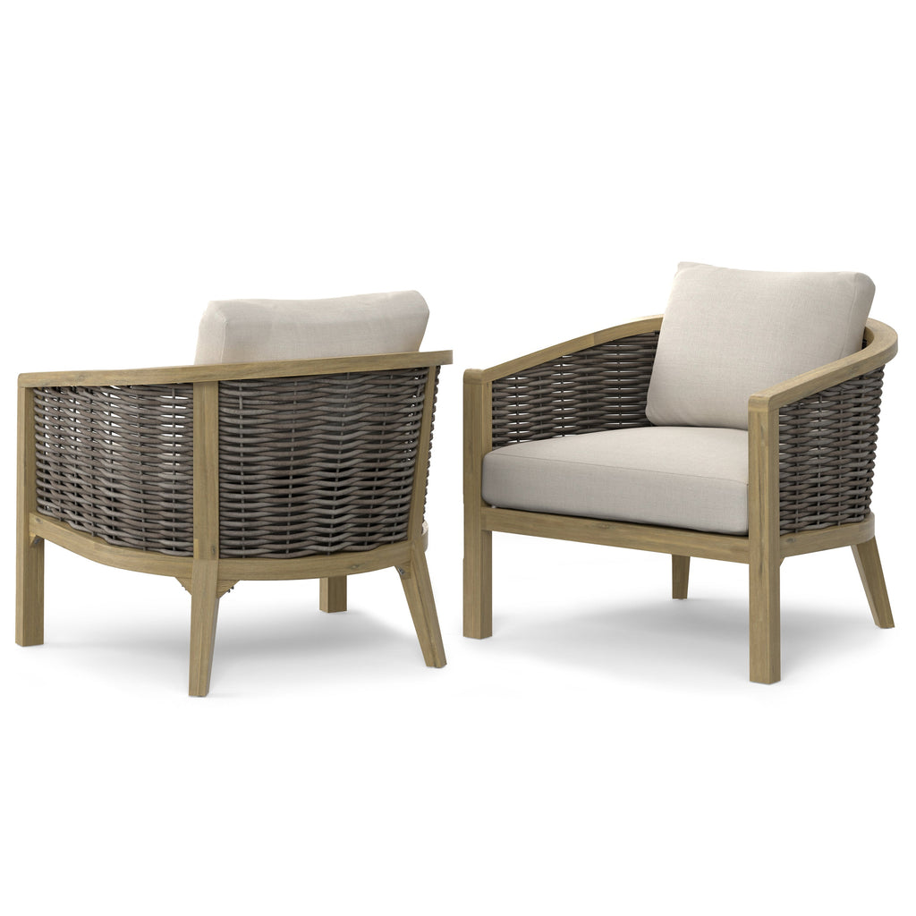Parkside Outdoor Conversation Chair (Set of 2)