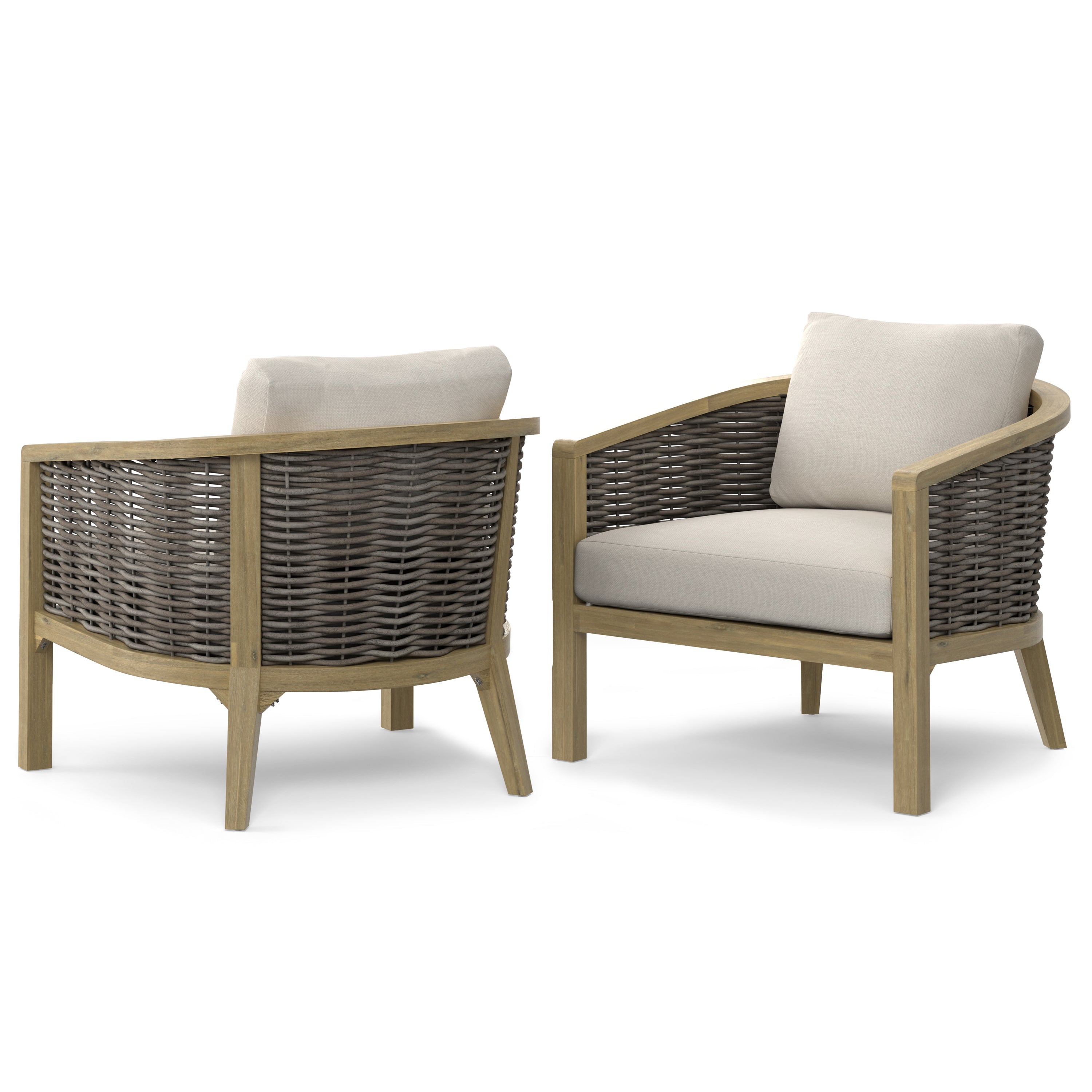 Parkside Outdoor Conversation Chair (Set of 2)