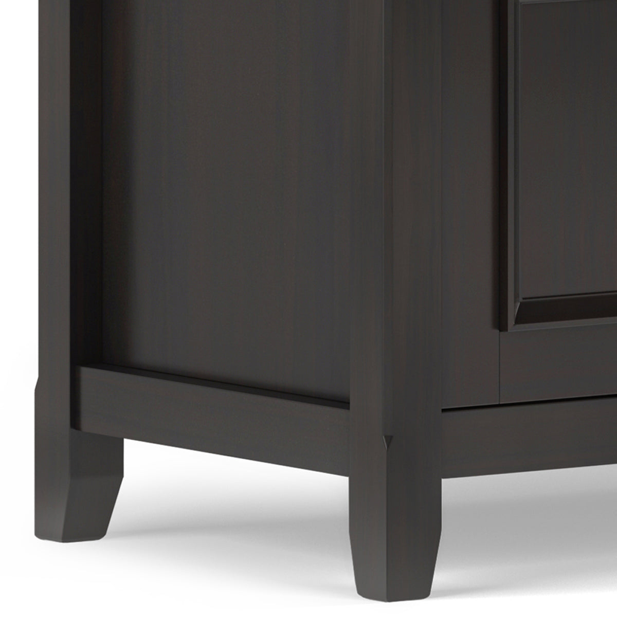 Amherst 72 Inch Wide Solid Wood Low TV Stand in Hickory