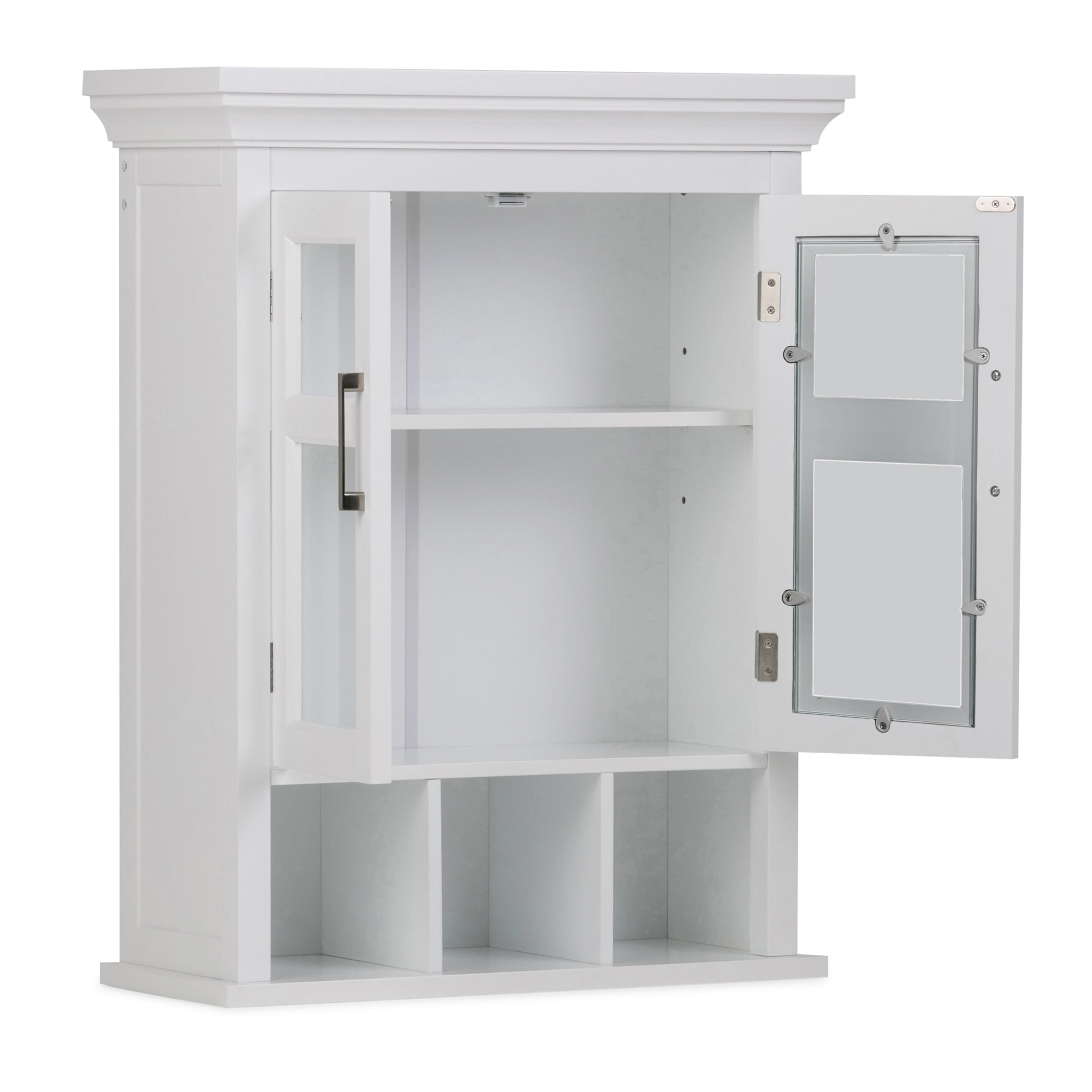 Avington 24 Inch Wide Solid Wood Two Door Wall Cabinet